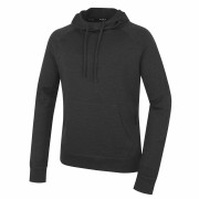 Мъжки суитшърт MOOA Merino Hoodie черен black melange