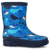 Детски гумени ботуши Regatta Mudplay II Junior 4DT син Bubbles the Shark Blue Print