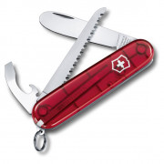 Сгъваем нож Victorinox Нож с трионче червен червен прозрачен  TransRed