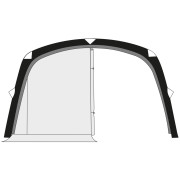 Стена на заслон Brunner Skia Frontwall 400