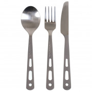 Сет прибори за хранене LifeVenture Knife Fork Spoon Set - Titanium