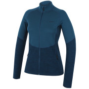 Дамски суитшърт MOOA Merino 3D 240 син lagoon blue