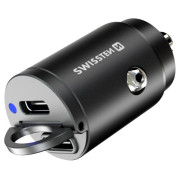 Адаптер за кола Swissten Car Charger 45W черен Black