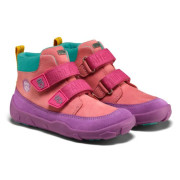 Dětské barefoot boty Affenzahn Low Boot Leather Friendy Owl лилав Owl