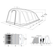 Надуваема палатка Outwell Tennessee 5 Air