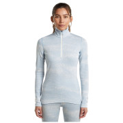 Дамска функционална блуза Icebreaker Women M 260 Tech Vertex LS HZ Chillwave