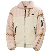 Дамско поларено яке Helly Hansen W Moonlit Pile Jacket розов/бял 079 Pink Shake Broxburn Plaid