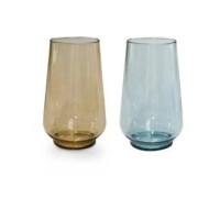 Комплект чаши Omada Tritan Pangea glass 0.55l 2-Set смес от цветове