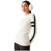 Дамски суитшърт Dare 2b Diamant Midlayer бял / черен Egret/Black