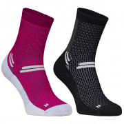 Чорапи High Point Trek 4.0 Lady Socks (Double pack) черно/розово
