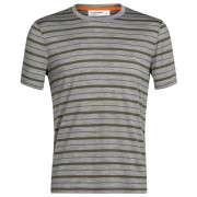 Мъжка тениска Icebreaker Mens Wave SS Tee Stripe сив
