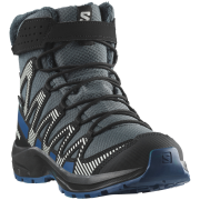 Детски зимни ботуши Salomon Xa Pro V8 Winter Waterproof син Turbulence / Black / Dark Blue