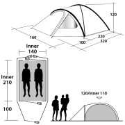 Палатка Outwell Cloud 2 (2021)