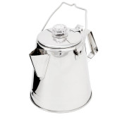 Цедка за кафе GSI Outdoors Glacier Stainless 8 Cup Percolator сребърен