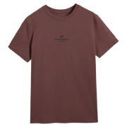 Мъжка тениска 4F Tshirt M2961 кафяв DARK BROWN