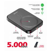 Безжична външна батерия Swissten POWER BANK PD 20W 5000 mAh