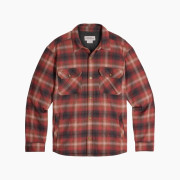 Мъжка риза Royal Robbins M Vista Flannel Shacket червен Spice Grizzly Pld