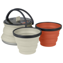 Комплект прибори Sea to Summit X-Set: 11 3pc сив/червен