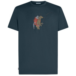 Функционална мъжка тениска Icebreaker Merino 150 Tech Lite SS Tee Bear Catch
