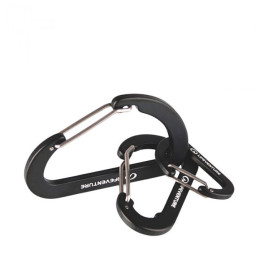 Карабинер LifeVenture Karabiners (3 Pack) черен