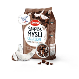 Müsli Emco Super мюсли без добавена захар, с шоколад и кокос 500г