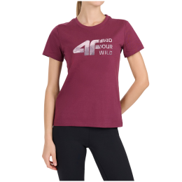 Дамска тениска 4F Tshirt F3496 розов Dark Pink