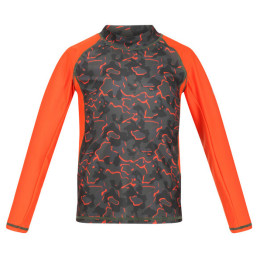 Детски бански Regatta Hoku сив/оранжев