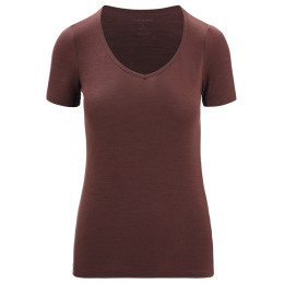 Дамска функционална блуза Icebreaker Women Siren SS Sweetheart кафяв