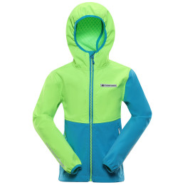 Детско яке Alpine Pro Grolo син/зелен