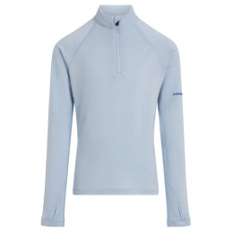 Детска функционална тениска Icebreaker K 260 Tech LS Half Zip светло син Zinc Blue