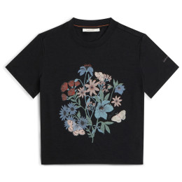 Дамска тениска Icebreaker Merino 150 Tech Lite SS Crop Tee NZ Flora