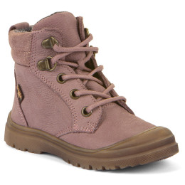 Детски зимни ботуши Froddo Tylas Tex Laces Dark Pink розов/лилав dark pink