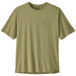 Мъжка тениска Patagonia Men's Capilene Cool Daily Shirt - Spoke Stencil зелен Gumtree Green - Light Gumtree Green X-Dye