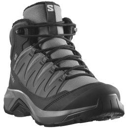 Дамски туристически обувки Salomon X-Adventure Coldrush Waterproof сив/черен Castlerock / Black / Phantom