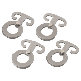 Комплект куки Outwell Accessory hooks 4 pcs. сребърен