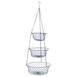 Органайзер Bo-Camp Hanging baskets 3-level син metal blue