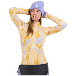 Дамска функционална блуза Fundango Yade II Baselayer Top жълт/лилав corn cloud