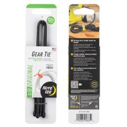 Тел Nite Ize Gear Tie 12" черен Černá