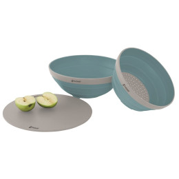 Комплект купа с гевгир Outwell Collaps Bowl & Colander Set светло син