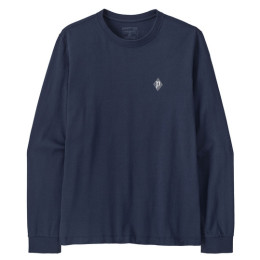 Мъжка тениска Patagonia M's L/S MW Hut Tripper Skyline T-Shirt син New Navy