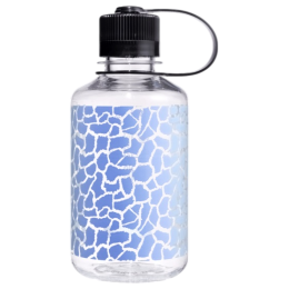 Бутилка Nalgene Narrow Mouth Animal Print 500 ml синьо/бял Clear Rainbow Giraffe