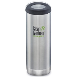 Термо бутилка Klean Kanteen TK Wide loop 16 oz сребърен BrushedStainless