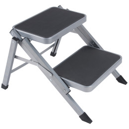 Противоплъзгащо стъпало Bo-Camp Step-up foldable double сив/черен Grey