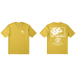Мъжка тениска Vans Stacked Hi SS Tee жълт Dusty Gold