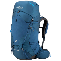 Туристическа раница Rab Exion 55 син Tempest Blue