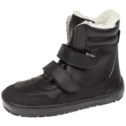 Детски боси обувки Beda Just Black Black черен Black