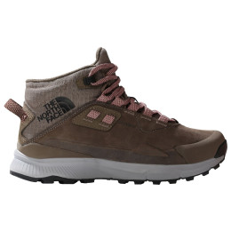 Дамски обувки The North Face W Cragstone Leather Mid Wp кафяв BIPARTISAN BROWN/MELDGREY