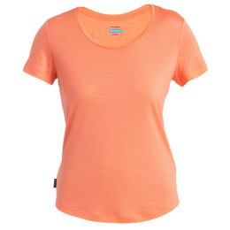 Дамска функционална блуза Icebreaker Women Merino 125 Cool-Lite™ Sphere III SS Scoop Tee оранжев