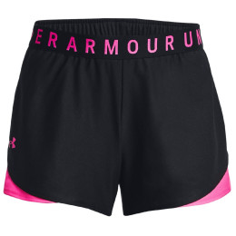 Дамски къси панталони Under Armour Play Up Shorts 3.0 черно/розово Black / Rebel Pink / Rebel Pink