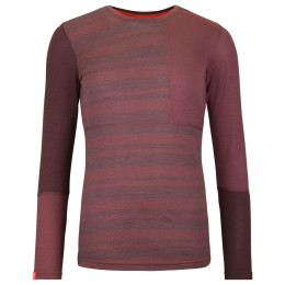 Дамска функционална блуза Ortovox 185 Rock'N'Wool Long Sleeve W розов mountain rose